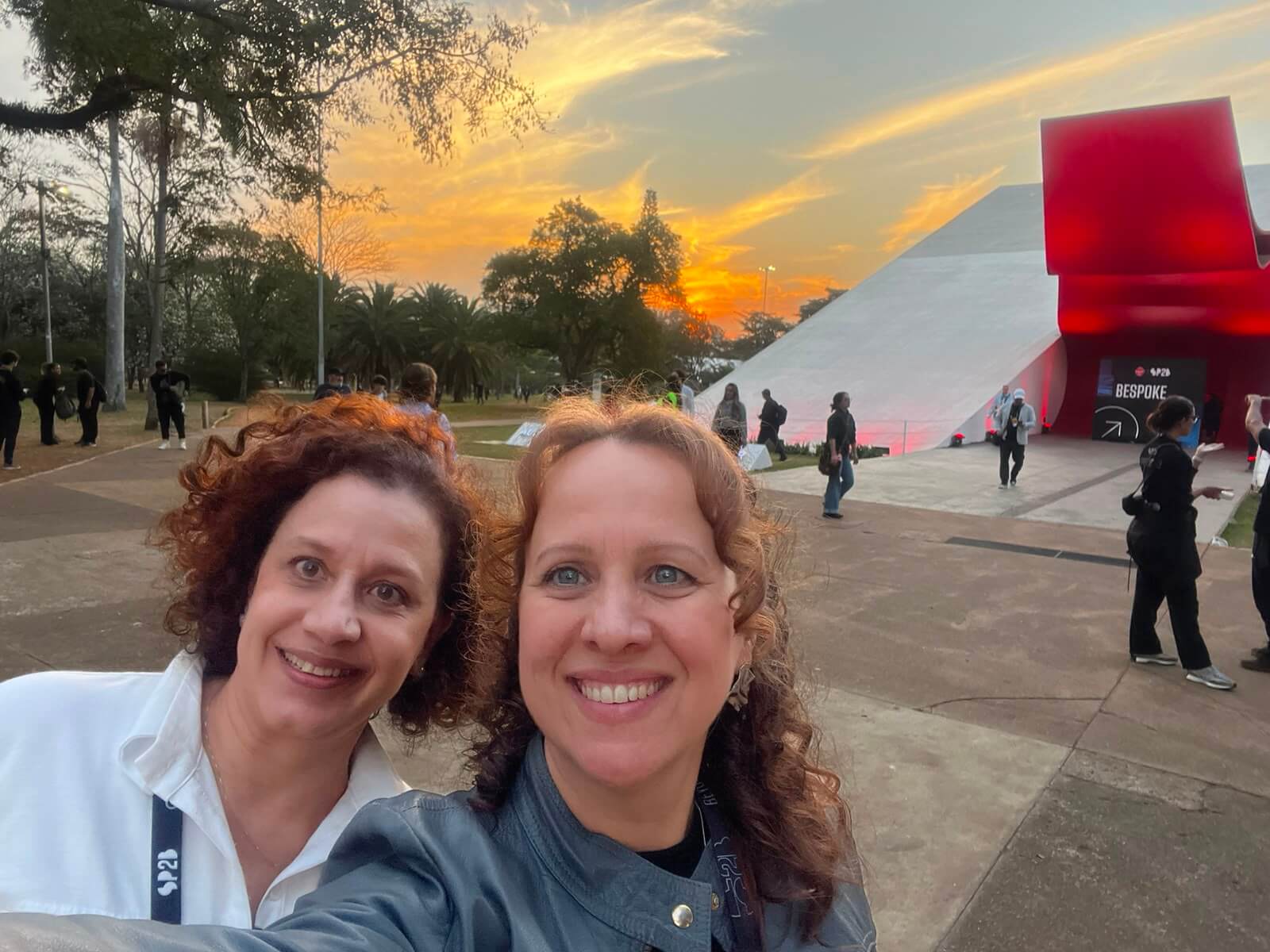 Arq. Ana Paula Giuffrida e Danielle Stern no Sp2B Parque do Ibirapuera