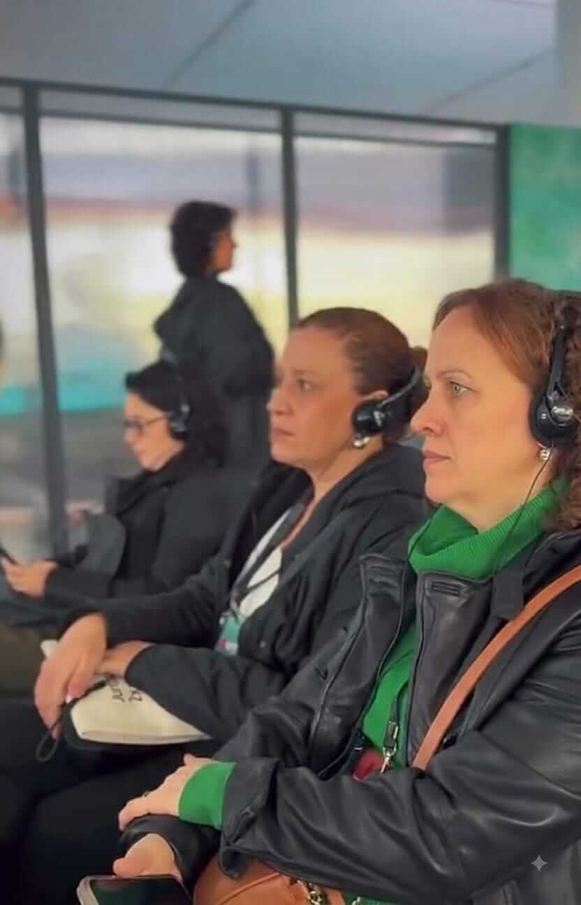 Ana Paula Giuffrida e Danielle Stern do Projeto Mobiliando no Sp2B