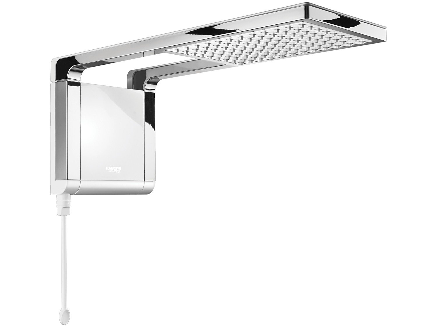 Image of Chuveiro Eletrônico Lorenzetti Acqua Storm Ultra - 5500W Branco e Cromado Temperatura Gradual