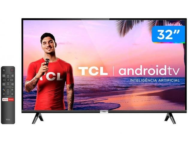 Image of Smart TV LED 32” TCL 32S6500S Android Wi-Fi - HDR Inteligência Artificial 2 HDMI USB