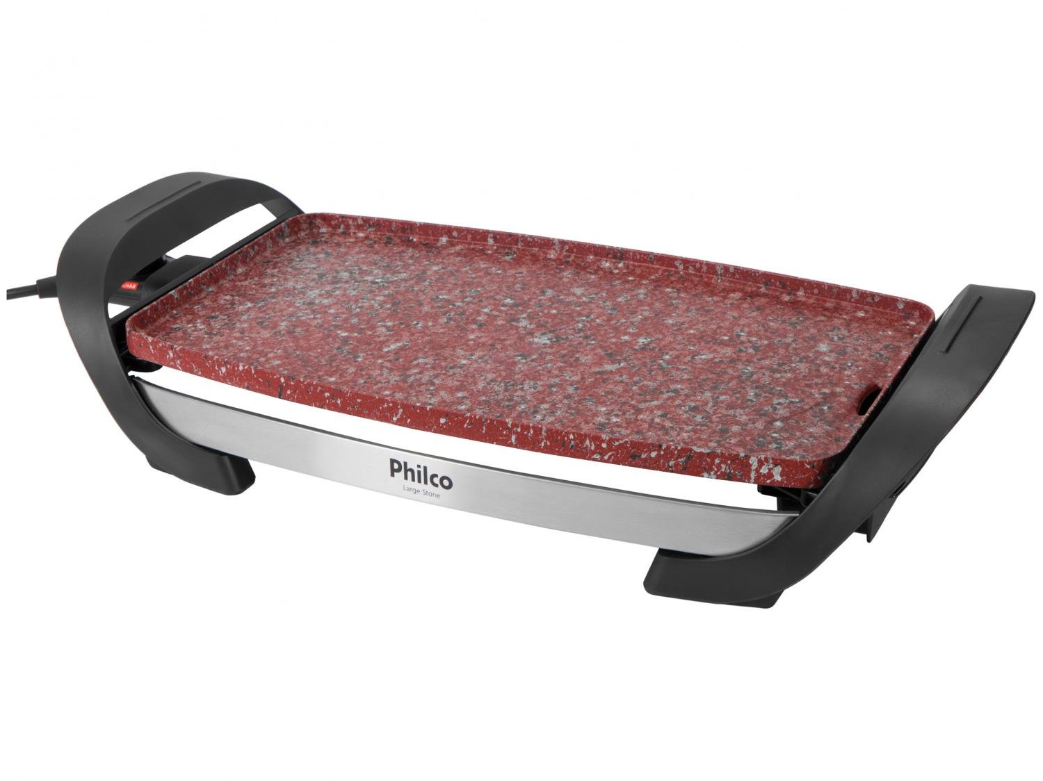 imagem de Grill Chapa Antiaderente Philco 2000W Preto e Inox - 0208495